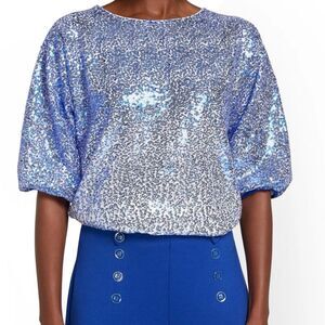 Ombre Sequin Dolman Top